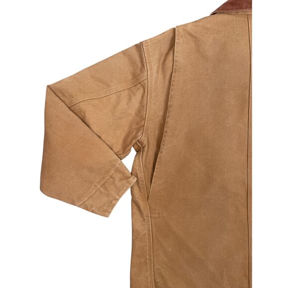 Viintage Carhartt C01 BRN Men’s 42 Reg Chore Jacket Barn Coat Union Made USA - Picture 12 of 16